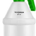 VIVOSUN 0.2 Gallon Handheld Garden Pump Sprayer, 27 oz Gallon Lawn & Garden Pressure Water Spray Bottle with Adjustable Brass Nozzle, for Plants and Other Cleaning Solutions (0.8L Green)