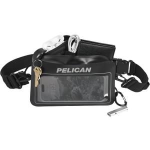 Pelican Marine Waterproof Sling Bag 2L - Crossbody Bag for Women/Men w/Detachable Adjustable Strap and Touchscreen Compatible Phone Compartment - Travel Essentials for Camping, Beach, Cruise, Hiking