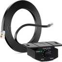 Universal Bass Control Knob, 3.5m/11.48ft Bass Volume Knob with Extension Cable for Car Amplifier