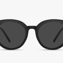 Livho Polarized Sunglasses, Retro & Oversized Shades for Women with Round Lenses Blue/Blue