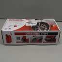 Fuel Transfer Pump with Auto Stop-Overfill Protection, 3.2 Gallon per min, 51'' Overlong Hose Fuel Transfer Pump with 3 Tank Adapter, Portable Gas Pump for Gasoline,Diesel,Oil (red)