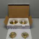 Bojim Gold Cordless Lamp Set of 2, Rechargeable Touch Table Lamps with 3 Color Dimming, Portable Wireless Lamps for Reading/Home Decor (14 Inch - Regular (2 Pack))