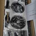 ZMISHIBO 2 Pack 52 Inch Outdoor Ceiling Fans with Remote, Black Ceiling Fan No light with Quiet Reversible DC Motor, 6 Speeds, 3 Blade Modern Ceiling Fans for Patio Living Room Bedroom Indoor