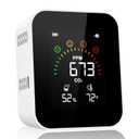 Air Quality Monitor Indoor for CO2, Temp, Humidity, YOWEXA 400-10,000 PPM Carbon Dioxide Detector with NDIR CO2 Sensor & Color Screen, 3 Adjustable Backlight CO2 Monitor for Home/Office/Car/Plant