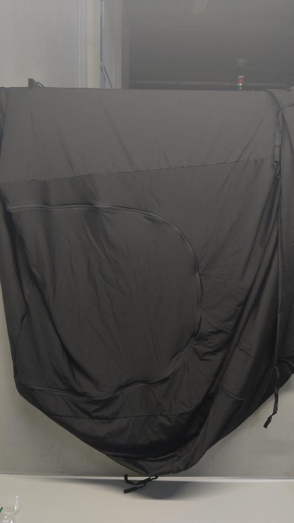 Black Chair Cover, Size 20x38x28"