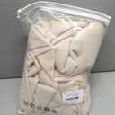 90 Inches Long Pinch Pleated Semi Sheer Curtains,Beige Linen Blended Light Filtering Window Curtains 90 Length 2 Panels for Living Room Bedroom Pinch Pleat Drapes with Hooks 2 Panels 40" x 90"