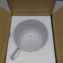 50oz large Ceramic Soup Mug with Handles for Coffee, Tea, Ice Cream, Cereal, (white)