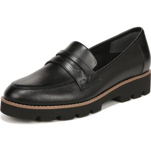 Vionic Cheryl II Womens Slip On Loafer Moc Casual Sho Black Nappa - 6 Wide