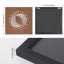 3D Textured Wall decor, brown geometric sandstone texture images,16x16Inch