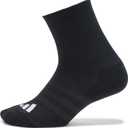 adidas womens Half Crew Performance Socks (8-10, Black)