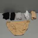 Jo & Bette String Bikini Underwear for Women - Bikini Panties - Cotton Underwear Tango Hipster Soft Sexy 6 Pack (Neutrals, Size 6)