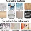 Curtain Rod Bracket No Drilling 16pcs, Self Adhesive Nail Free Curtain Rod Wall Brackets Hooks, Adjustable Drapery Towel Holder Fixing Hook for Home Bathroom Kitchen and Hotel Use (Transparent)