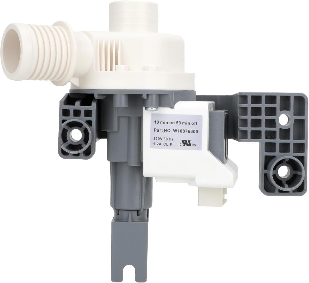 Upgraded W10876600 Washer Drain Pump,W10727777 Washing Machine Drain Pump Replaces W10876600VP AP6004933 PS11738156,B25-3A04 Compatible with Whirlpool, Maytag, Kenmore, Crosley Washing Machine