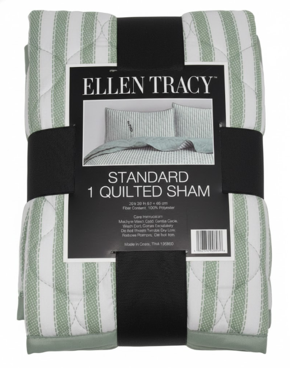 Standard 1 Quilted Sham 20x26 100%Polyester