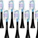 Electric Toothbrush Heads for Philips Sonicare Replacement Heads, 10 Pack Adults Kids 7+ Sonicare Toothbrush Replacement Brush Heads Philips Sonicare Sensitive Replacement Heads C2 C3 G2 G3 A3, Black