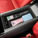TOPINSTALL 2025 Center Console Tray Compatible with 2025 Toyota Camry (XSE/XLE/SE/LE) Armrest Storage Box Console Organizer for 9th Gen Camry Interior Accessories (2025-Black)