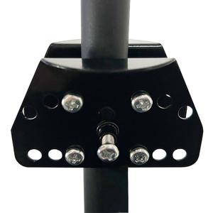 Metal Squirrel Baffle Bird Feeder Pole Holder, for 0.4-2 Inch Thick Bird Feeder Poles and Shepherd's Hooks, Quickly Attach All Types of Baffles to Bird Feeder Poles. (1pack)