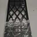 Wall Candle Holder, Black Metal Wall Art, Line Wall Candle Holder for Living Room, Dining Room, Bedroom, Bathroom (2 Pack, 16.5 x 7 in)