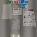 ivoler 3-in-1 Clear Case Designed for iPhone 16 6.1" 2024 with 2 Pack Tempered Glass Screen Protector Military Shockproof Protective Hard Back Slim Phone Cover- Clear