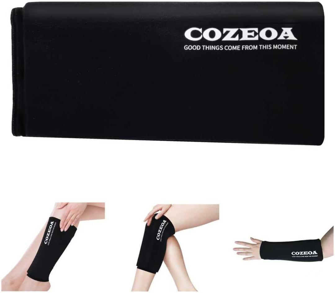 Knee Ice Pack Wrap, Reusable Gel Cold & Hot Compression Sleeve for Injuries, Pain Relief, Swelling Reduction and Post-Surgery Recovery, Comfortable & Skin-Friendly