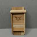 BIGBATBOX - Complete Bat House for Outdoors - Clean Backyard from Mosquitoes - No Interior Paint - One-Chamber Design - Easy to Hang - Bat Houses for Outdoors