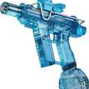 Electric Water Gun for Adults Kids Ages 4+,Rechargeable,Automatic Squirt Watergun,Ideal Gift Toys for Summer Game,Backyard,Beach,Long Range,2026 Splash Powerful LED Blaster Electric Water Guns(Blue)