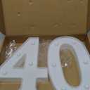 40th Birthday Decorations Woman Man,Marquee Numbers for 40th Wedding Anniversary Decorations,Light up Numbers 40 Sign for Party Backdrop Wall Decor,40 Birthday Centerpieces Table Decoration