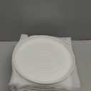 Sweese Dessert Plates, 7.8 Inch Porcelain Round Salad Plates Set of 6, Small Appetizer, Small Dish Set, Microwave & Dishwasher Safe, Scratch Resistant Slates set, White