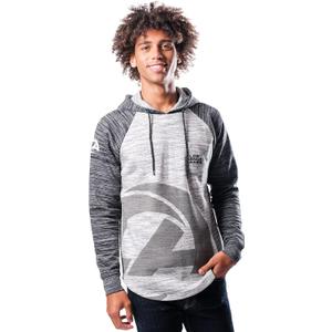 Ultra Game Men's NFL Fleece Hoodie Pullover Sweatshirt Embroidered JTM2084A, Los Angeles Rams, Gray Space Dye, Large