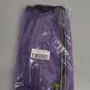 Fly Boots for Horses Set of 4,Universal Size Fine Mesh Horse Fly Boots with Built-in Metal Support,Fly Leggings for Horses with Fleece Trimming and Reflective Webbing (Purple)