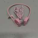 Mehomeli Kid Headphones for School, Air Conduction Open Ear Headphones, 3.5mm Jack Wired Cord, Ultra-Comfort, Ergonomic and Lightweight Design Perfect for School and Outdoor Activities-Pink