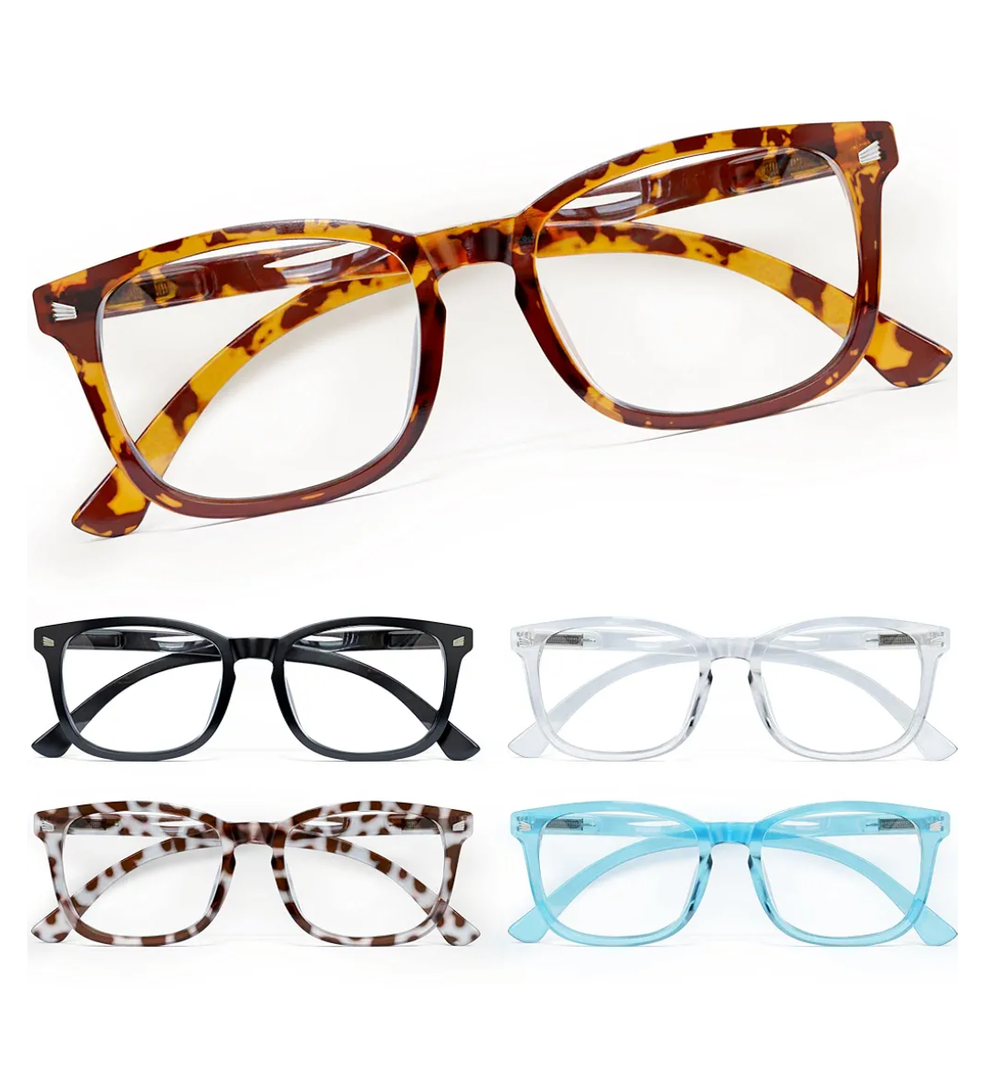 CCVOO Reading Glasses for Women/Men, Eyeglasses, Blue Light Readers for Women/Men, Computer Eye Glasses, Cheaters 1.00