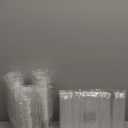 100 Pack 12 oz Clear Plastic Cups with Lids and Straws, [Leak-Proof & Snug Fit] Disposable Iced Coffee Cups for Smoothies, Bubble Tea and Cold Drinks, BPA Free Crystal Clear PET Tumblers