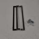 Ravinte 3 Pack 12-3/5 Inch Kitchen Square Cabinet Handles Matte Black Pulls Black Drawer Pulls Kitchen Cabinet Hardware Handles