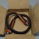 Giraffe Tools Garden Leader Hose 3ft x 5/8", Short Water Hose Heavy Duty, Flexible, Lightweight Hybrid Hose with Swivel Handle, Male to Female Fittings, Burst 600 PSI