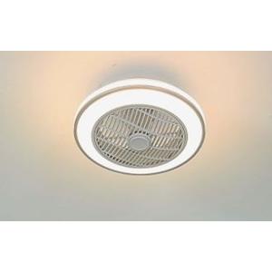 Ceiling Fans with Lights, 20" Caged Modern Flush Mount Ceiling Fan with LED Light, Housing Finish White, RGB Back Light