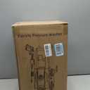 4500PSI PressureWasher PowerWashers 4 Quick Connect Nozzles and Foam Cannon for Cars Driveways Patios Fences