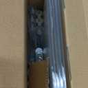 Clear Acrylic Narrow Side Table for Small Spaces, 15.75" L x 7.87" W x 38.7" H, 4 Tier Rectangle Slim End Table Nightstand, Small Mini Skinny Bedside Table for Bedroom, Bathroom, Living Room