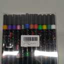 smrtcol Glitter Markers DualTip Sparkle Pens Perfect for Arts & Crafts, Scrapbooking, and Gift Decoration（12 Count）