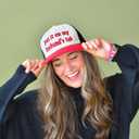 Put It on My Husbands Tab Hat, Funny Vintage Trucker Hats Adjustable Cap for Men Women Classic Baseball Cap