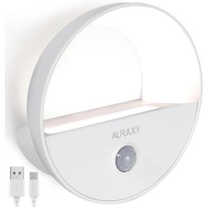Rechargeable Motion Sensor Night Light, Battery Night Lights LED Cool White Magnetic Stick-on Motion Sensored Hallway Light, with Dusk to Dawn Sensor for Stair, Wall, Bedroom, Bathroom(1 Pack) Rechargeable Motion Sensor Night Light, Battery Night Lights LED Cool White Magnetic Stick-on Motion Sensored Hallway Light, with Dusk to Dawn Sensor for Stair, Wall, Bedroom, Bathroom(1 Pack)