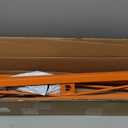 Gooseneck Tripod Stabilizer for 5th Wheel or Trailer, Adjustable Stabilizer with 7500lb Load Capacity, Jack for Fifth-Wheel Trailers, RVs, and Campers, Orange