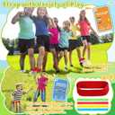 KUBUSFLY Potato Sack Race Bags, 116 Pcs Outdoor Carnival Games for Kids, Lawn Field Day Games Set with Bean Bags, Ring Toss, Cones, Bingo Cards, Carnival Yard for Family Adults Kids Birthday Party
