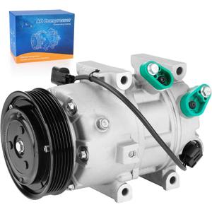 CO-29159C AC Air Conditioner Compressor with Clutch Compatible with Hyundai Sonata 2012-2014 2.0L 2.4L, Kia Optima 2012-2018 2.0L 2.4L AC Compressor 178328, 977013V110RU