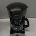 Mr. Coffee Black Coffee Maker, 12 Cups, with Auto Pause and Glass Carafe, Perfect for Home and Office Use