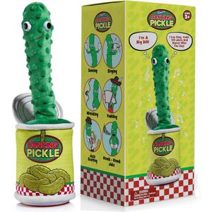 Gagster Dancing Pickle  Sings, Repeats What You Say & Tells Jokes  Hilarious Electronic Yodeling Pickle  Dance, Weird Random Stuff for Anyone Who Loves Funny Gag Gifts