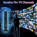 Tv Antenna Indoor for Local Channels: Antenna for Smart Tv Without Cable para Digital Long Range 4k Used Basement Villa Apartment (Large)