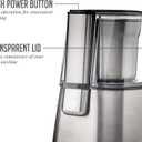 OVENTE Electric Coffee Grinder, 200W Powerful Coffee Bean & Spice Grinder with 2.1 Oz Removable Grinding Bowl, Stainless Steel Blade, Push Power Button, Transparent Lid & Anti-Skid Feet, Silver CG620S