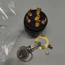 MP41000 Ignition Switch Push to Choke for Mer-cury Marine 87-88107 87-88107A5 17393 88107 Accommodates 5/8" Panel Magneto with 6 Terminals 3 Position