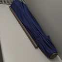 JEAREY 9FT Outdoor Patio Umbrella Outdoor Table Umbrella with Push Button Tilt and Crank, Market Umbrella 8 Sturdy Ribs UV Protection Waterproof for Garden, Deck, Backyard, Pool (Dark Blue)